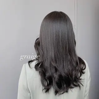 セミロング カラー パーマ ヘアアレンジ メンズ キッズ ネイル マツエク・マツパ 韓国/トレンド レイヤー【101】のヘアスタイル
