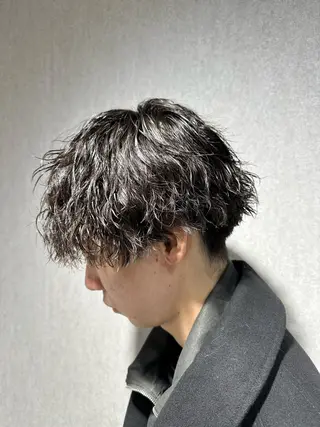 ショート パーマ メンズ 🍀メンズパーマ職人 池袋🍀Yuraのヘアスタイル