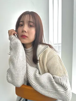 ミディアム La fith hair rond 立川店所属・kyosuke 透明感カラーのヘアスタイル