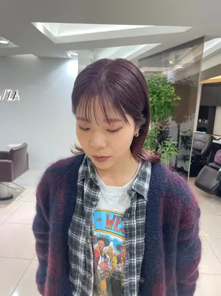 カラー 小池 夏生のヘアスタイル