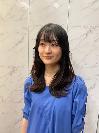 ロング miu /透明感カラーのヘアスタイル
