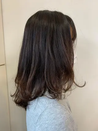 ミディアム カラー ekolu所属・髪質改善･縮毛矯正 特化･ユウシンのヘアスタイル