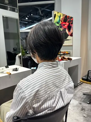 ショート 門崎未依/レイヤー/ メンズカット🪿🌼のヘアスタイル