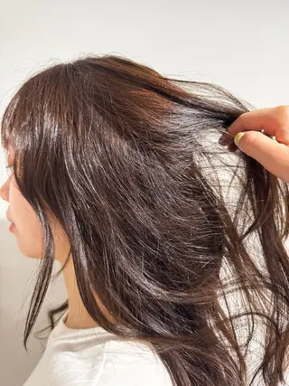 ロング カラー 韓国レイヤー/パーマ /艶カラー/Rinのヘアスタイル