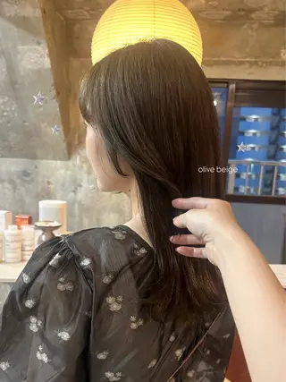 セミロング カラー 暖色カラー/レイヤー 🌙 オノユリカのヘアスタイル