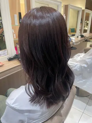 セミロング ヘアアレンジ 韓国ヘアメイク🎀/ 縮毛矯正✨山本媛香のヘアスタイル