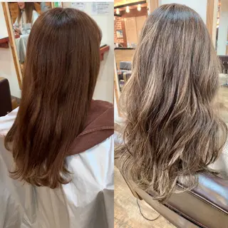 ロング カラー 岡崎勇人/レイヤー/ 韓国/ケラチンTRのヘアスタイル