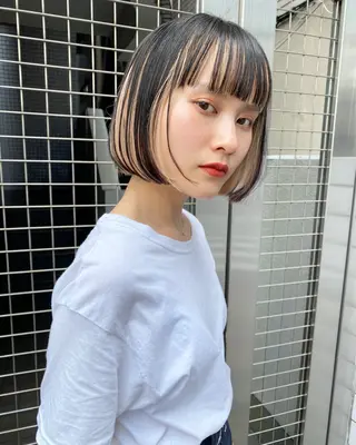ショート カラー 韓国ヘア🇰🇷透明 感カラー/yui💞のヘアスタイル