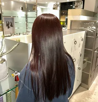 ロング カラーモデル募集中／  ︎︎どまつひなのヘアスタイル