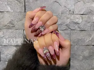 ネイル HAPPINAS くるみのネイルデザイン