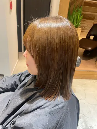 ミディアム カラー diar平塚所属・倉川 結花のヘアスタイル