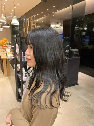 ロング ヘアアレンジ 鹿児島 聖来のヘアスタイル