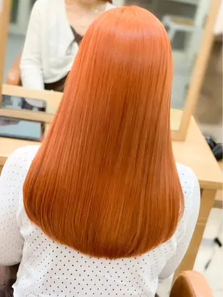 ロング ank classic hair【アンククラシックヘアー】所属・バレイヤージュ ハイライト　齋藤祐哉のヘアスタイル