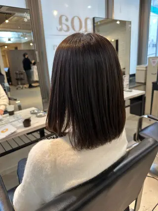 ミディアム 町田/透け感/透明感 Shibuのヘアスタイル