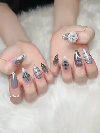 ネイル NAIL and EYELASH ALPHA.所属・ALPHA. 姫繇のネイルデザイン