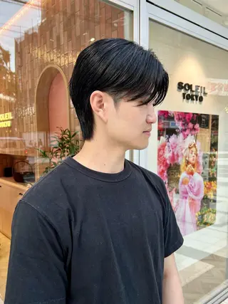 メンズ 毛流れフェザー スタイル🔹竹内凌のヘアスタイル