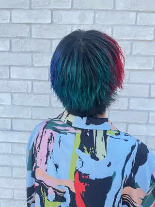 カラー preak 🖤mizuki🖤のヘアスタイル