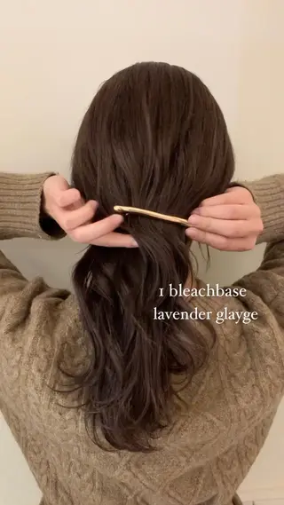 ロング 落合希 Olivebeigeのヘアスタイル