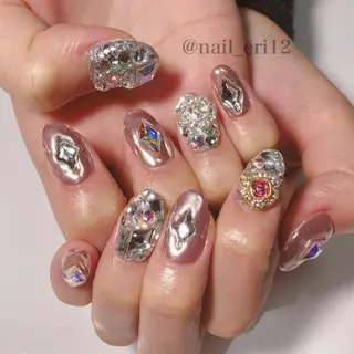 ミディアム ネイル nail salon &e eriのネイルデザイン