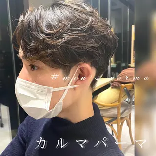 ショート パーマ メンズ Dxxxx III所属・女性目線の大人 メンズ*Ayakaのヘアスタイル