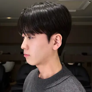 ショート カラー パーマ メンズ GOTODAY SHAIRE SALON 原宿verno店所属・【センターパート】 大竹　龍之介のヘアスタイル