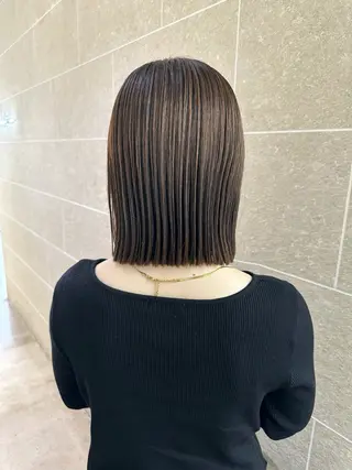 ミディアム ボブ/インナーカラー ♡表参道 ねおのヘアスタイル