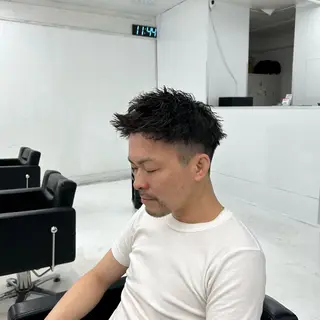 ショート パーマ メンズ 【メンズパーマ特化】 🍏網中勇喜のヘアスタイル