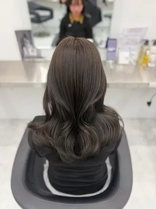 カラー 透ける透明感カラー 🎀anju/渋谷のヘアスタイル