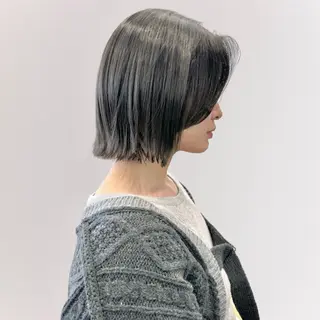 ショート カラー ブリーチなしWカラー レイヤー/KOHNOのヘアスタイル