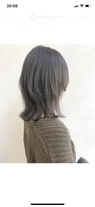 ミディアム カラー nakahara madokaのヘアスタイル