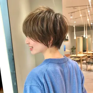 ショート カラー 銀座/ショート専門/ 似合わせカット/といのヘアスタイル
