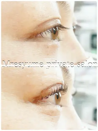 マツエク・マツパ Mresyume MAYUのマツエク・マツパデザイン