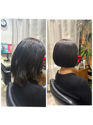 ショート 馬場 彩のヘアスタイル