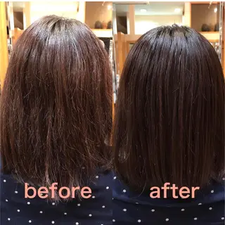 ミディアム Arly所属・MARU🎀髪質改善 ×コテ巻き風パーマのヘアスタイル