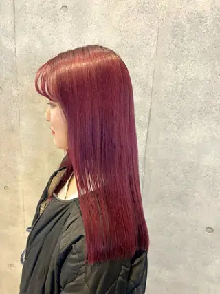 ロング カラー しほ/ハイトーン/ メンズパーマ/バンドのヘアスタイル