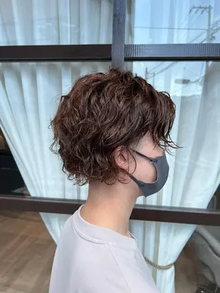 パーマ 【髪質改善・縮毛矯正専門店】イリス茨木店所属・山藤 奈々のヘアスタイル