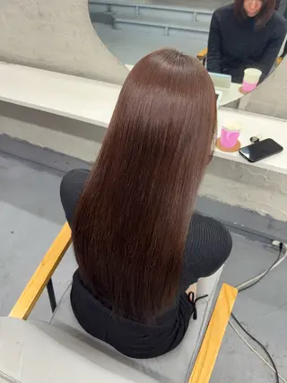 ロング 【柏】美髪矯正× ハイトーン💫だいちのヘアスタイル