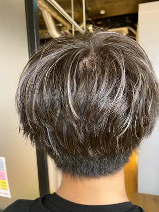 カラー ヘアアレンジ メンズ 久米 治仁のヘアスタイル