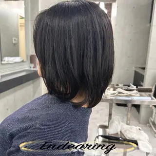 パーマ Endearing 銀座/レイヤーカットのヘアスタイル
