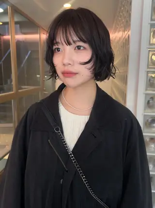 ショート パーマ FILMS所属・ボブ/レイヤー /ウルフcocomoのヘアスタイル