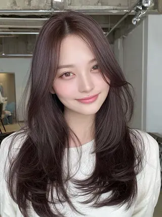 ロング カラー 🌛ダブルカラー 🌜SAYAKAのヘアスタイル