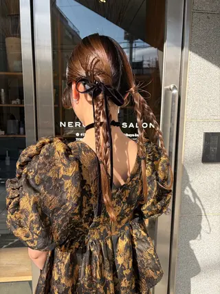 ヘアアレンジ 加藤木麻彩 NEROのヘアスタイル