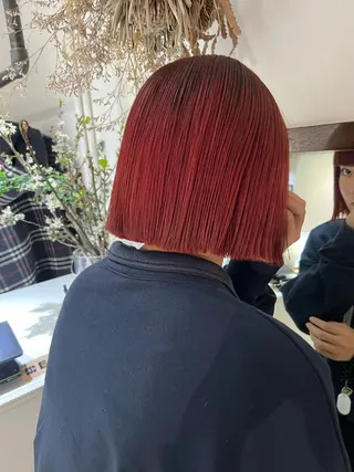 ショート カラー ボブ美容師 /馬場 翼のヘアスタイル