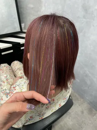 ミディアム Cielro【 シェイロ 】所属・Cielro/ダブル カラー/西田咲希のヘアスタイル