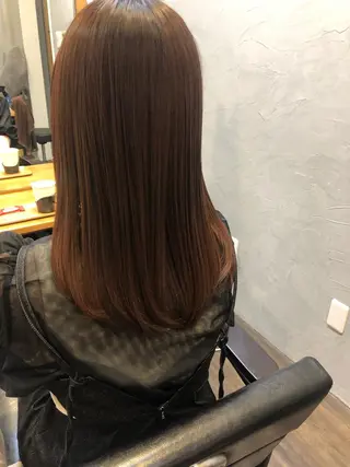 セミロング カラー 長井 美佳のヘアスタイル