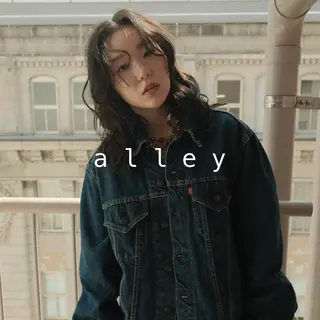 セミロング パーマ ...alley/Dreap所属・パーマ/透明感カラー 元町🌱takutoのヘアスタイル