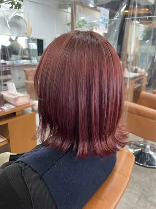 ミディアム カラー おおた きょうかのヘアスタイル
