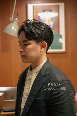 メンズ メンズパーマ いしだ りょうのヘアスタイル