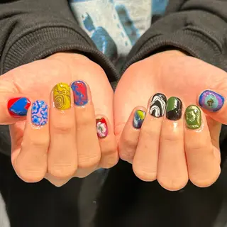 ネイル 個性派ネイル シノのネイルデザイン