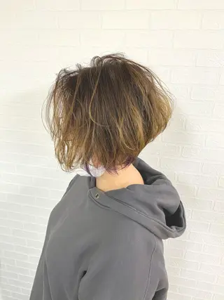 ショート カラー 🎁無料カットカラー 📷撮影モデル募集✨のヘアスタイル